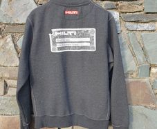 Hilti grey men's full zip fleece lined jacket