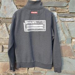 Hilti grey men's full zip fleece lined jacket