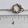 Vintage 925 Sterling Silver Bracelet with Twisted Circle Charm Image 10