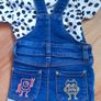 Stacey Solomon baby dungaree shorts n tee Image 2