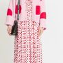Italian design polka dot ruffle  dress Image 5