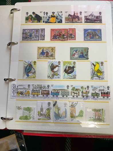 2 vintage stamp books