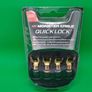 Poatage - 5 x Monster Cable Quick Lock Angled 24k Gold Spades Image 10
