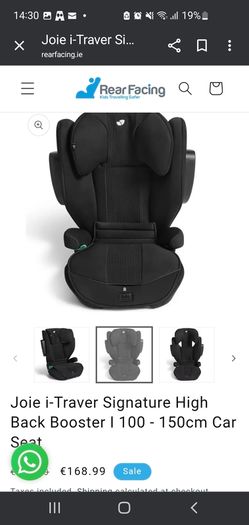 joie traver car seat x 4