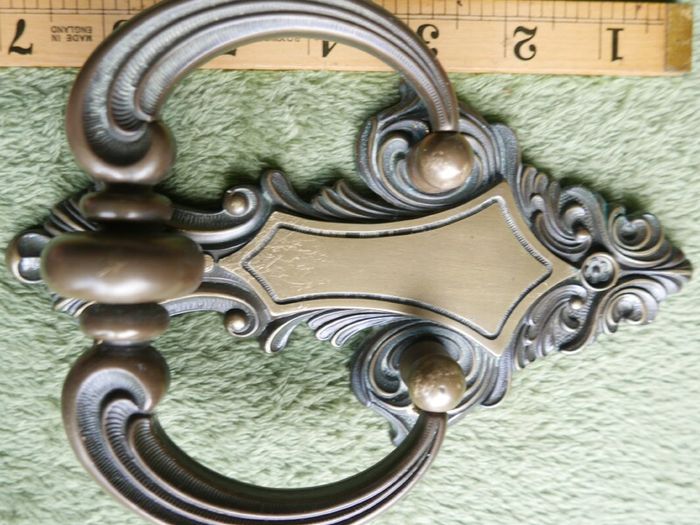 Vintage Ornate Solid Brass Door Knocker