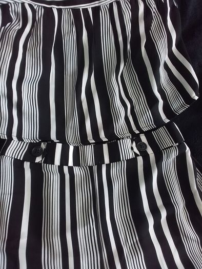 Girls 2 Piece/Stripe Square Neck Trouser Co-ordinate