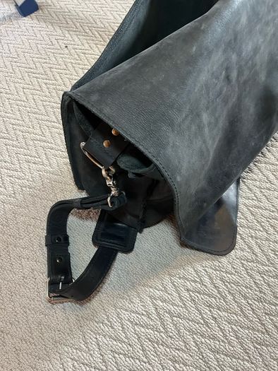 leather bag hand made in the US shoulder bag