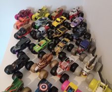 Monster Jam and Hot wheels