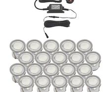 Outdoor Round LED Recessed Deck Light Kit