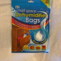 Dehumidifier Bags 2 Sachets NEW
