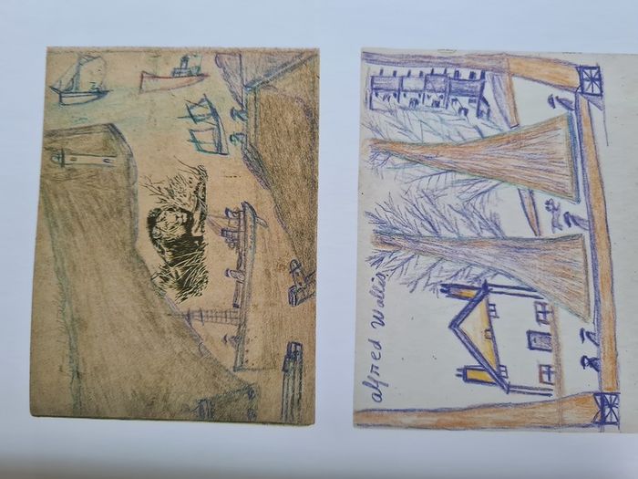Art  Catalogue.  Two Painters. Works By Alfred Wallace  & James Dixon  128  Illustrated Pages. In Very Good Condition.