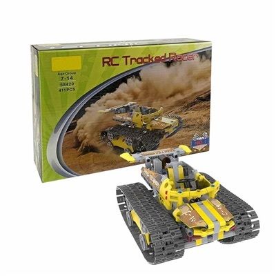 RC Tracked Racer 411 PCS Building Block Toy