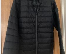 Jack & Jones Men's Black Zipped Padded Jacket