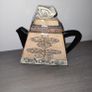 Laurel Burch Aztec Style Ceramic Tea Pot Image 2