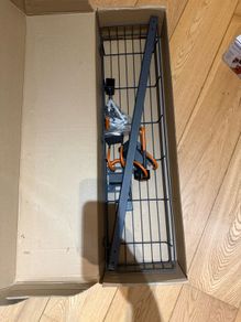 Wall Mounted Bike Rack with Storage Basket New