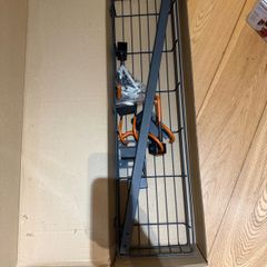 Wall Mounted Bike Rack with Storage Basket New