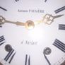 Antique French Antonin Faugere Comtoise or Morbier wall clock, likely dating from the mid to late 19th century. Image 2