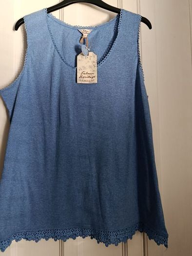 Falmer Heritage blue top