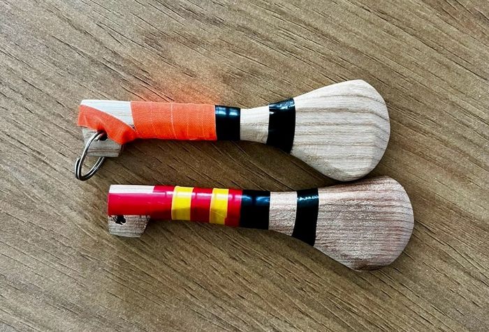 Hand made mini hurleys. Plenty of club/county colors in stock