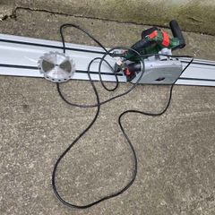 Parkside plunge saw with guiderail