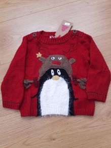 Next penguin jumper 12 - 18 months BNWT
