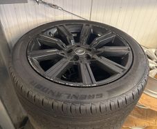 21" Range Rover Sport black edition wheels and tyres