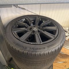 21" Range Rover Sport black edition wheels and tyres