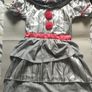 Girls " IT " / Creepy Clown Costume Image 3