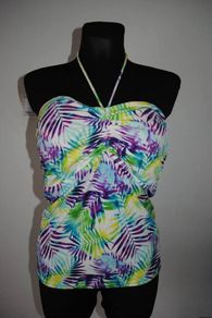 Tankini top cup F size UK14/16 EU42/44 Postage included