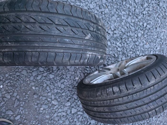 two wheels with perfect tyres