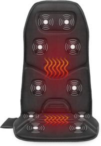 Back Massager for Pain- Massage Chair with 10 Vibration Motors,Chair Massager, Massage Chair Pad for Back, Gifts for Women,Men,Dad,Mom, Him