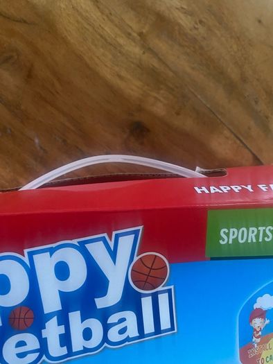 Portable basketball set