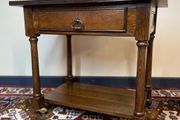 FLASH SALE ! Was 260 now 195 !! A Very Good Antique Side Table on Castors.