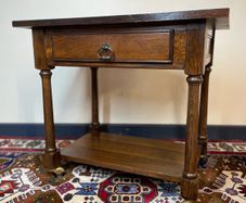 FLASH SALE ! Was 260 now 195 !! A Very Good Antique Side Table on Castors.
