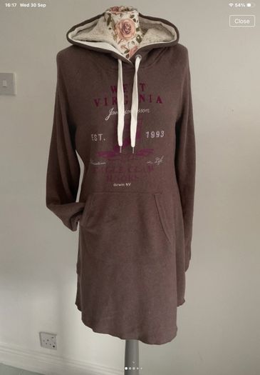 dress bnwt H&M hoodie dress size medium rrp 39.99