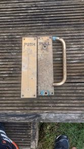 brass door plates and handles