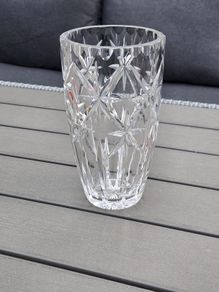Medium Sized Heavy Crystal Vase