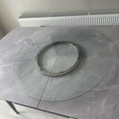 Glass Lazy Susan - Rotating serving plate
