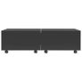 Coffee Table High Gloss Black 120x60x35 cm Image 7