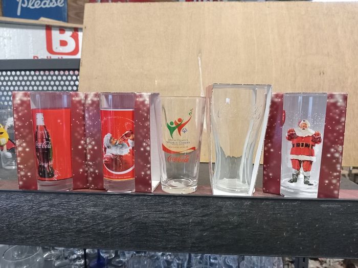 coke  glasses  collection