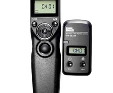 Wireless Shutter Release Timer Remote Control with 2 Connecting Cables S1/S2, Pixel TW-283 Timer Remote Control Wired Shutter Release Cable Compatible for Sony