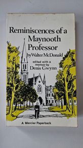 Reminiscences of a Maynooth Professor  - Vintage Mercier Paperback Book