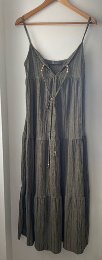 Primark boho style khaki colour dress size 12 to 14