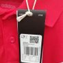 New Adidas Munster rugby mens polo top regular fit red XL size Image 4