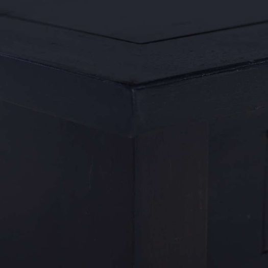 Coffee Table Light Black Coffee 68x68x30 cm Solid Mahogany Wood