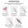 New 5 piece nail manicure set. Image 4