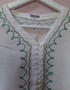 vintage cheese cloth top
