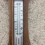 Antique late Victorian thermometer/ barometer Image 4