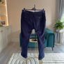 Mens Navy Corduroy Trousers from Gurteen Image 10