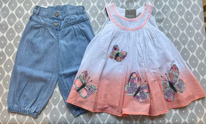Next 2 piece Top & Bottoms Set, age 2-3, NEW